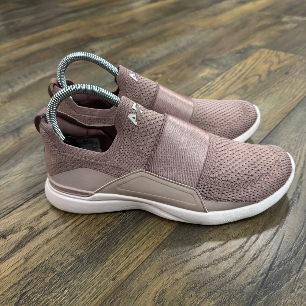 APL TechLoom Bliss Womens 7.5 Dusty Rose Mauve Slip On Running Shoes 0821XC